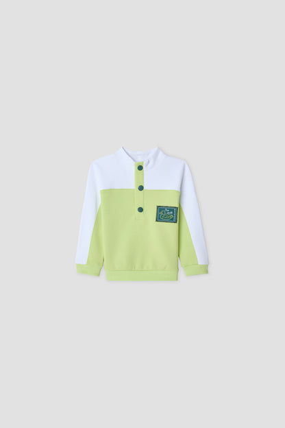 Baby Boy Green Sweatshirt