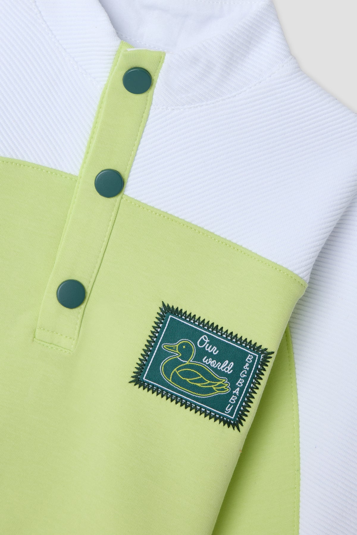 Baby Boy Green Sweatshirt