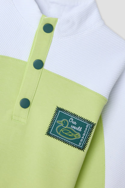 Baby Boy Green Sweatshirt