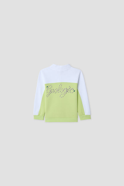 Baby Boy Green Sweatshirt