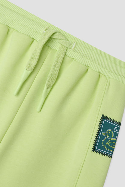 Baby Boy Green Tracksuit Bottom