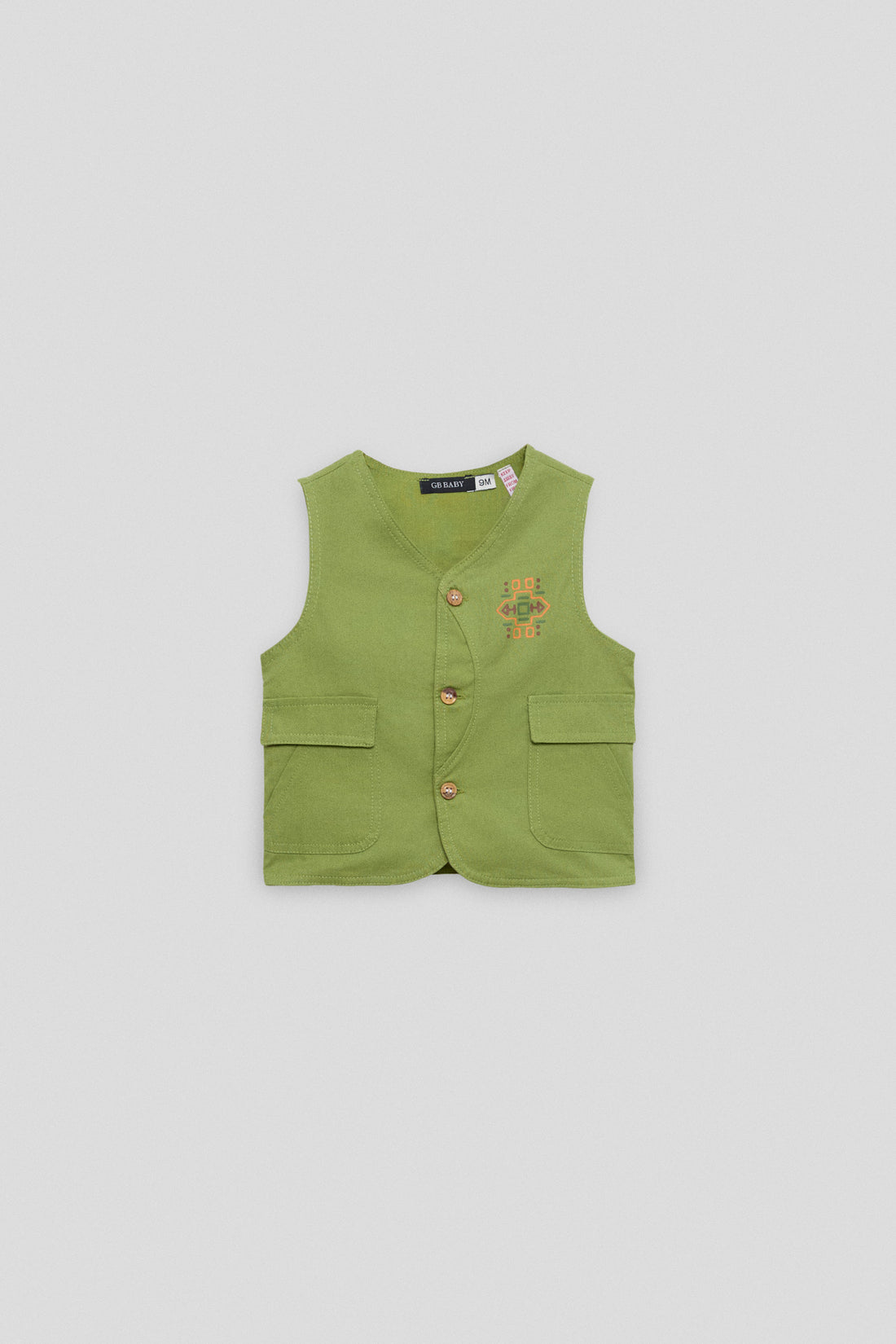 Baby Boy Green Vest