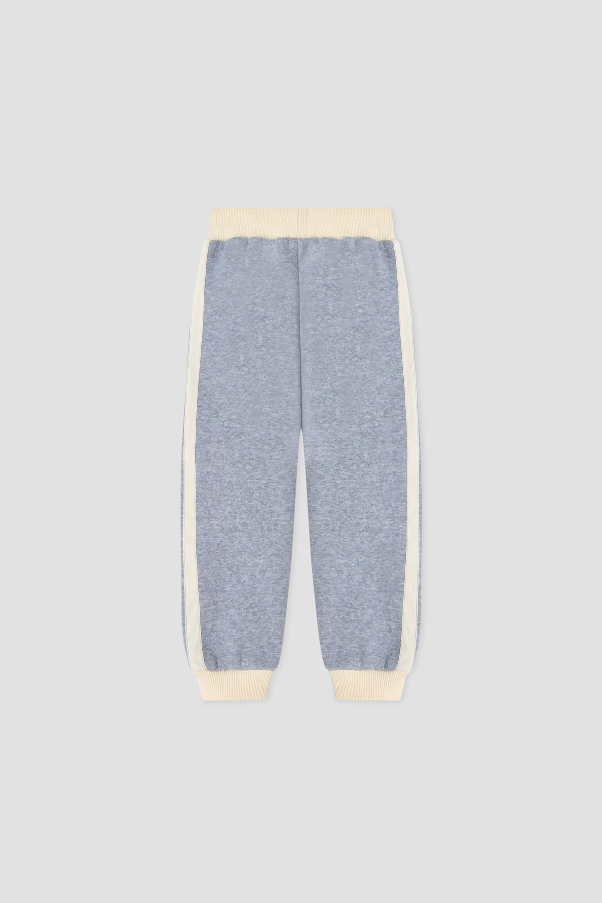 Baby Boy Grey Melange Tracksuit Set