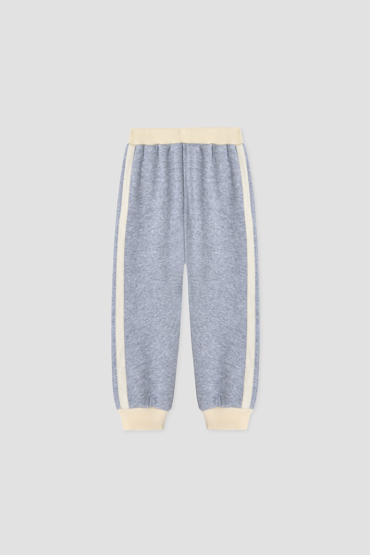 Baby Boy Grey Melange Tracksuit Set