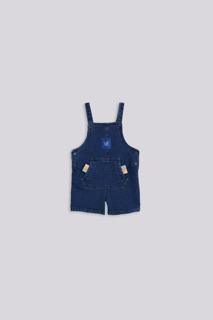 Baby Boy Navy Blue Bib and Brace Overall