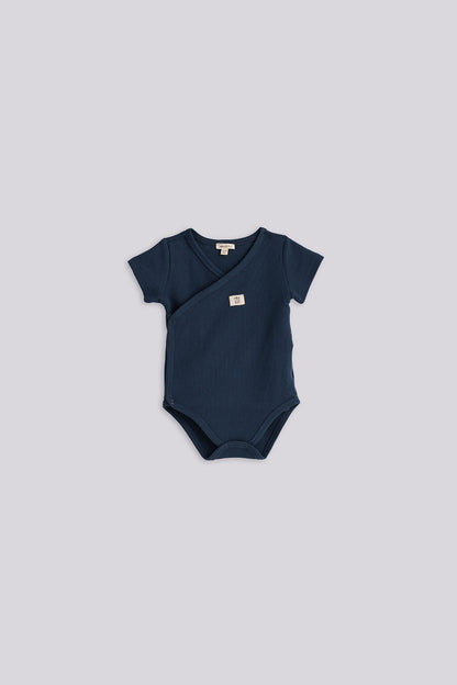 Baby Boy Navy Blue Body and Shorts Set