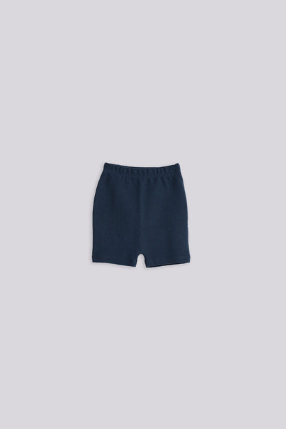 Baby Boy Navy Blue Body and Shorts Set
