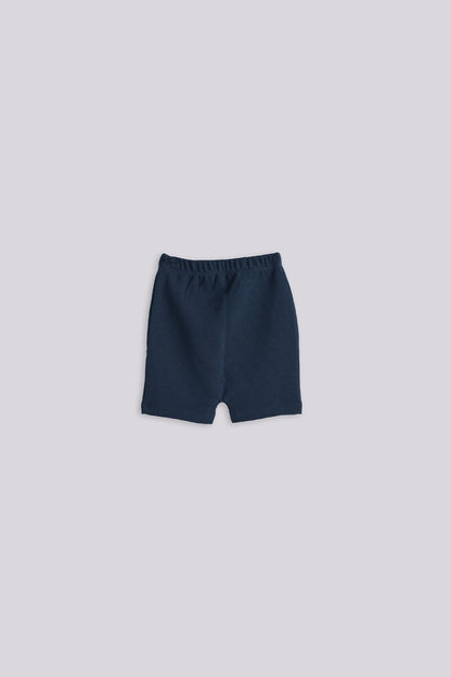 Baby Boy Navy Blue Body and Shorts Set