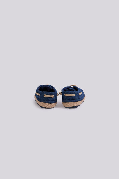 Baby Boy Navy Blue Bootees