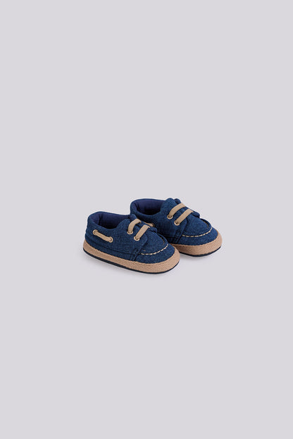 Baby Boy Navy Blue Bootees