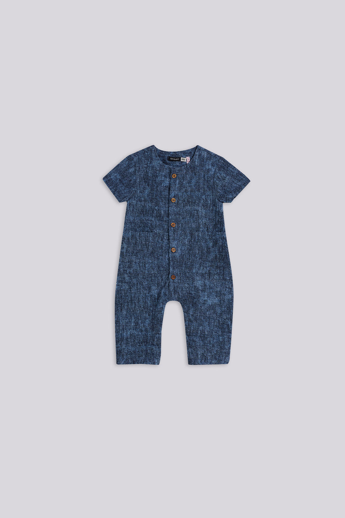 Baby Boy Navy Blue Overall