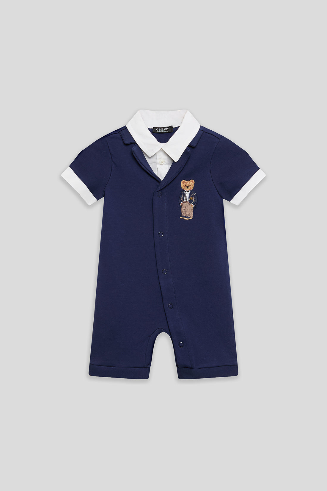 Baby Boy Navy Blue Overall