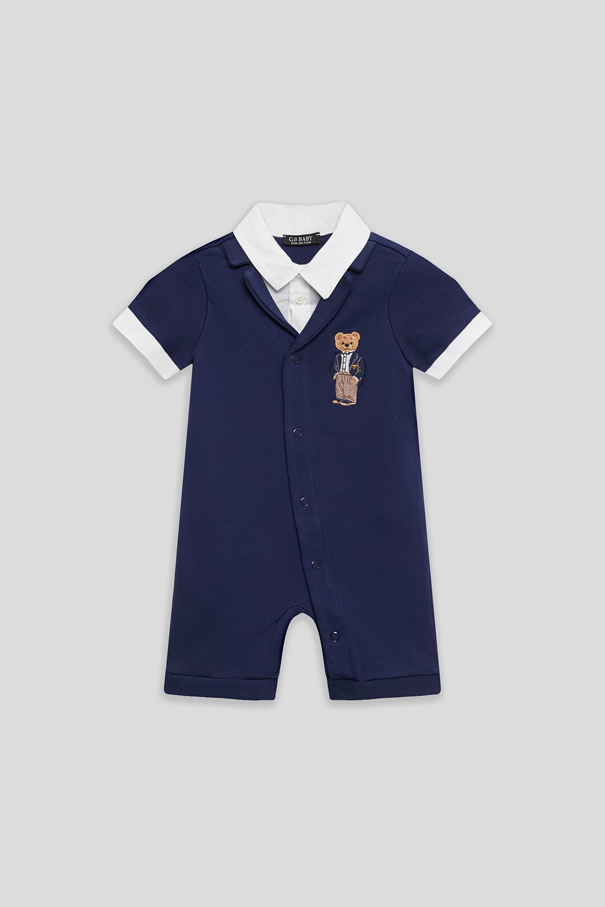 Baby Boy Navy Blue Overall