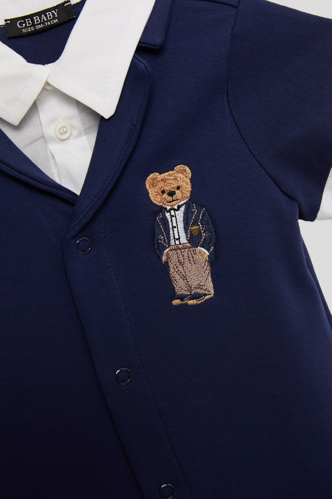 Baby Boy Navy Blue Overall