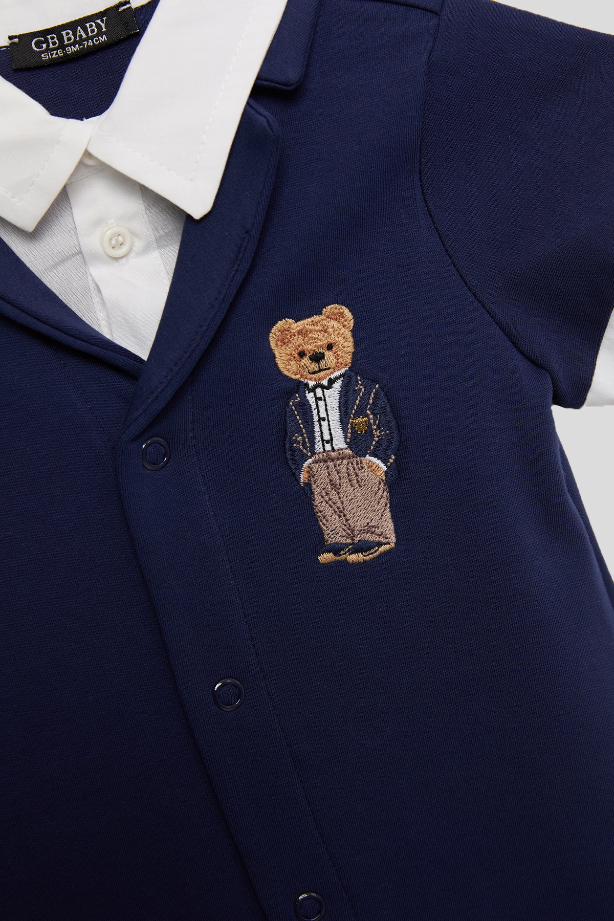 Baby Boy Navy Blue Overall