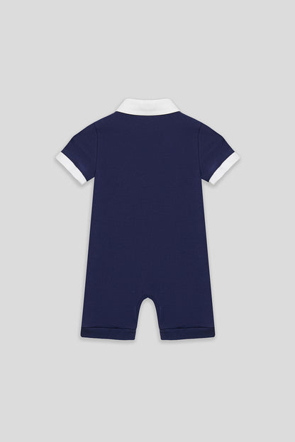 Baby Boy Navy Blue Overall
