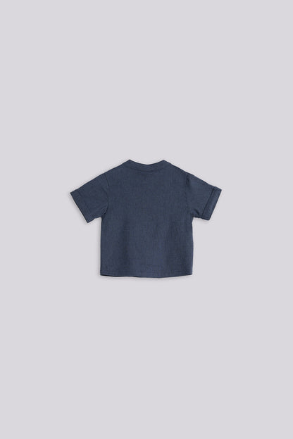 Baby Boy Navy Blue Shirt