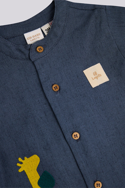 Baby Boy Navy Blue Shirt