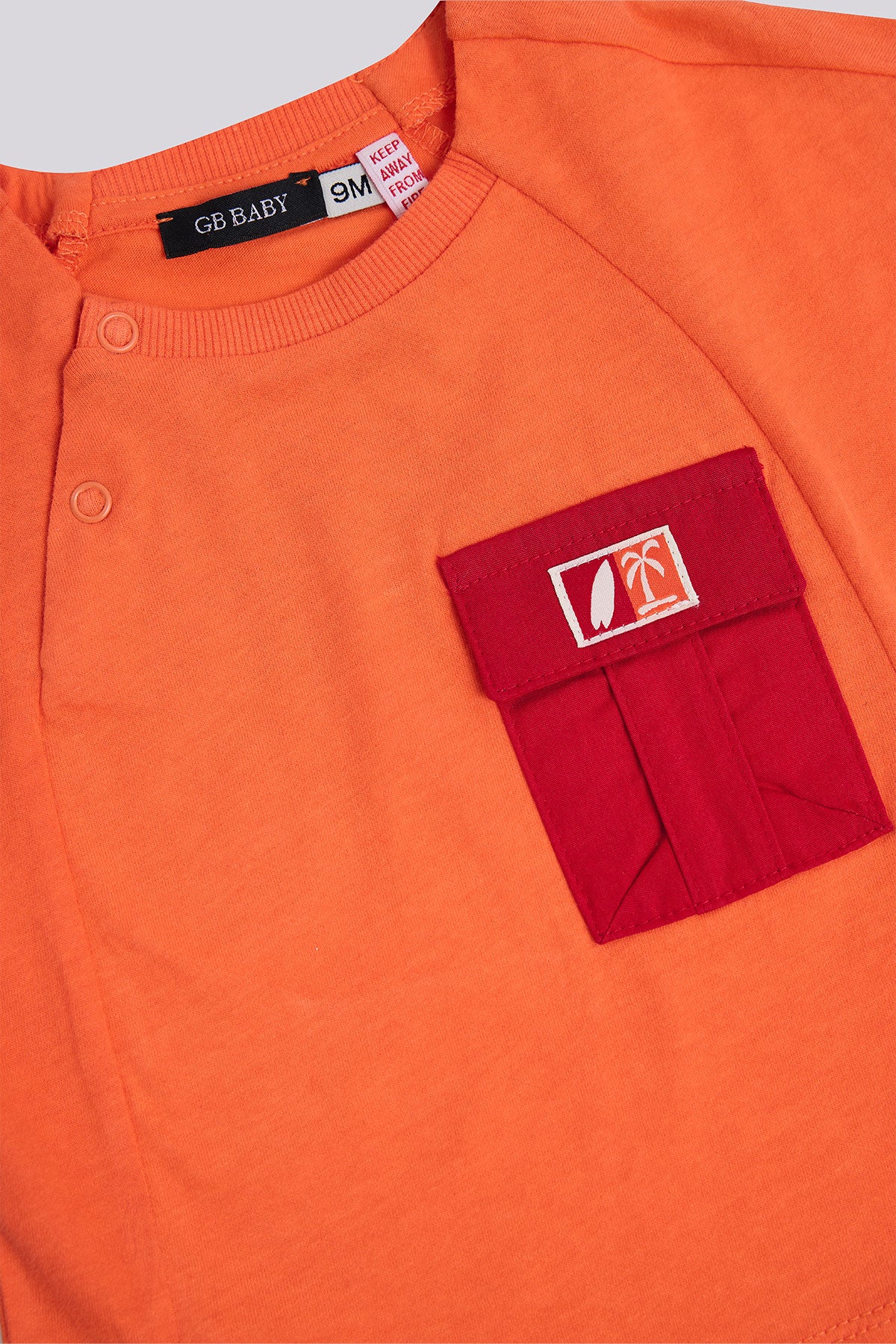 Baby Boy Orange Tshirt