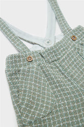 Baby Boy Patterned Bib and Brace Overall - BgStore