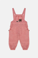 Baby Boy Patterned Bib and Brace Overall - BgStore