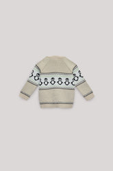Baby Boy Patterned Cardigan - BgStore