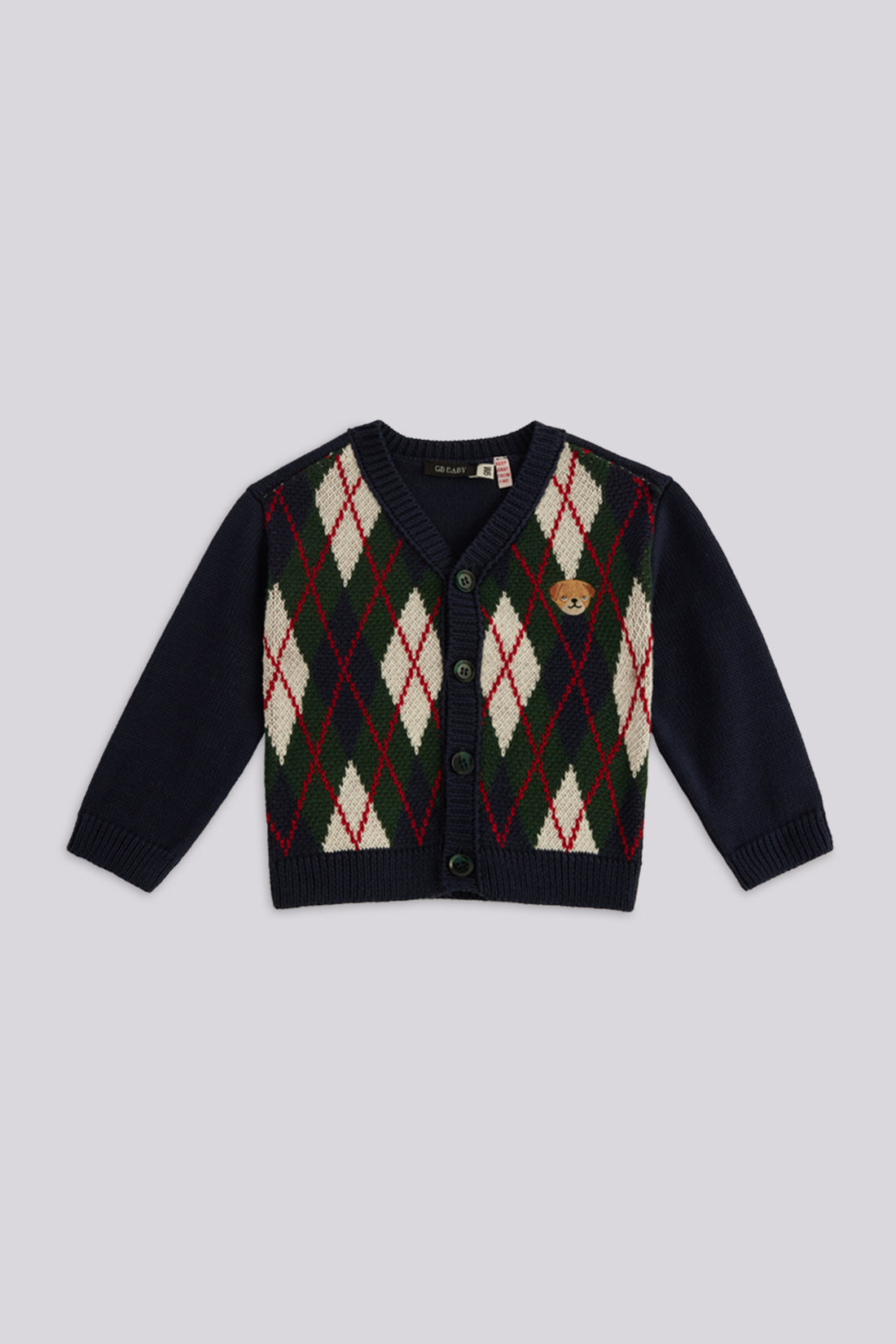 Baby Boy Patterned Cardigan