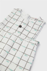 Baby Boy Patterned Overall - BgStore