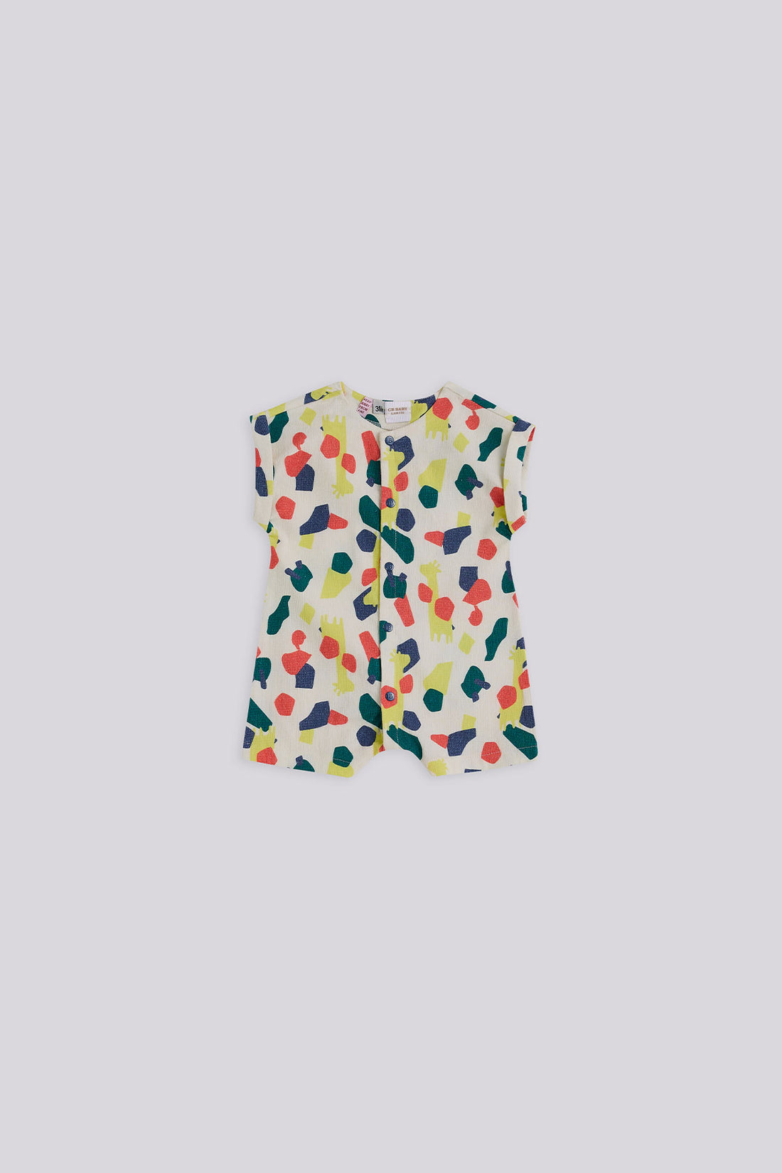 Baby Boy Patterned Overall