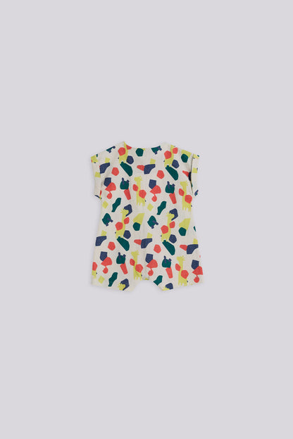 Baby Boy Patterned Overall