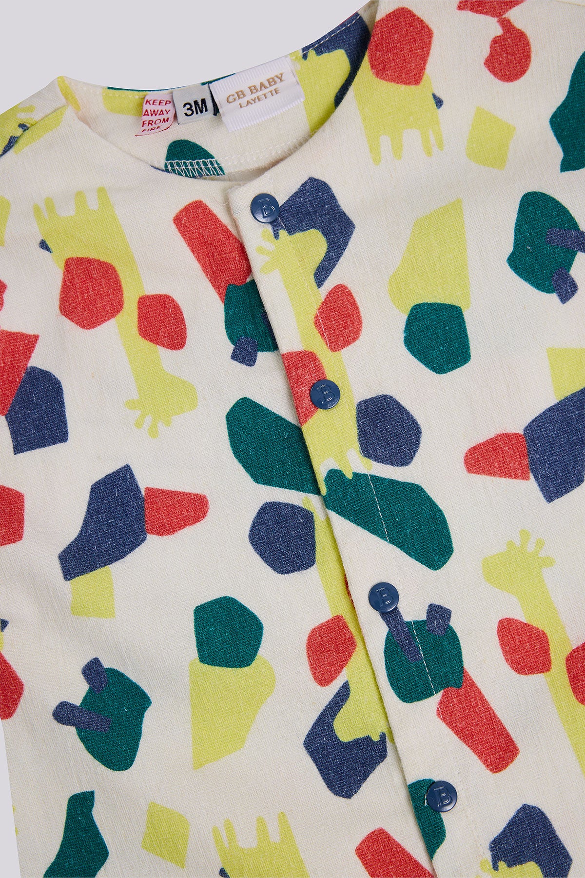 Baby Boy Patterned Overall