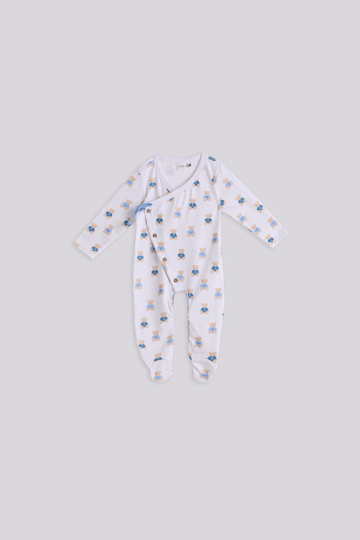 Baby Boy Patterned Overall