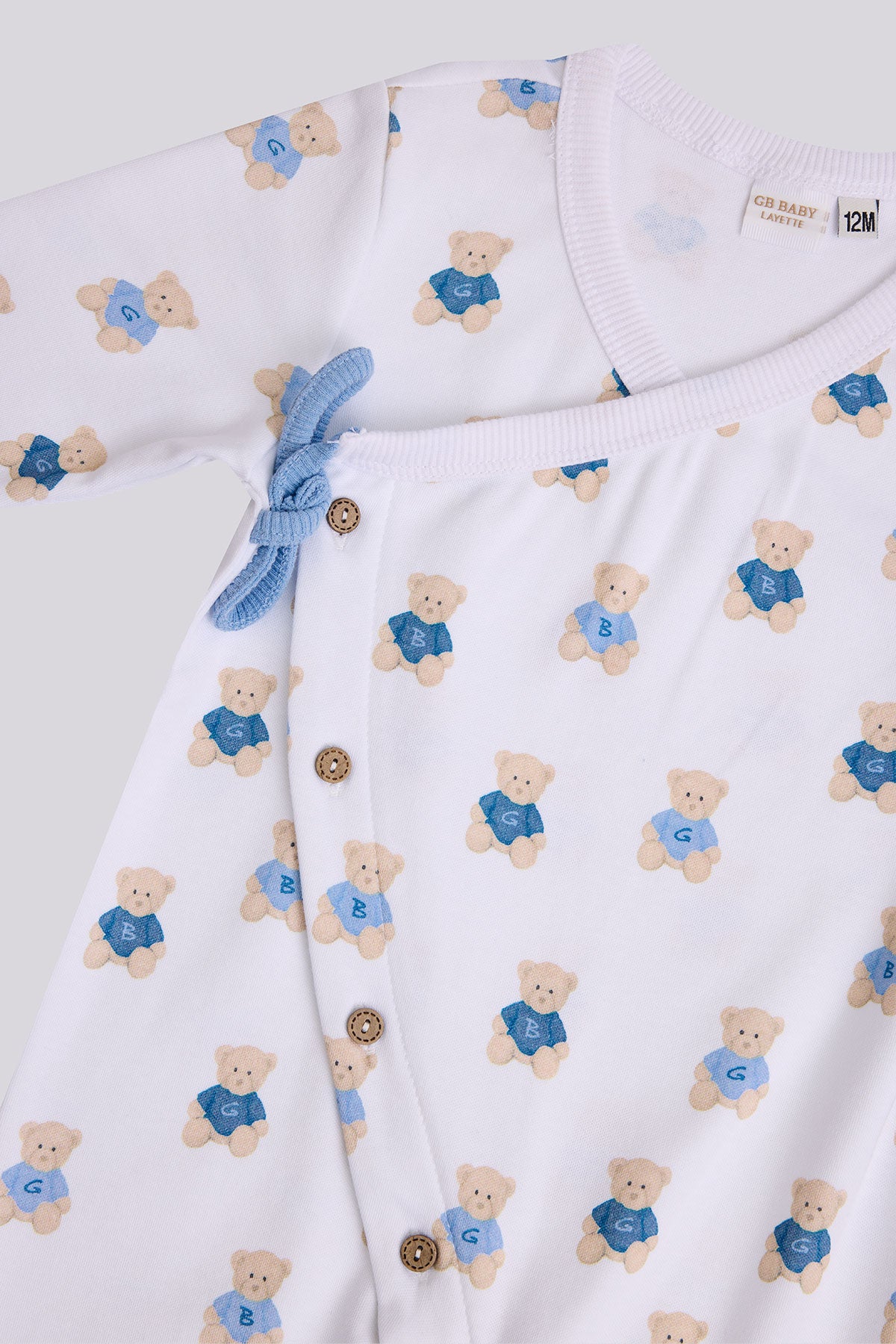 Baby Boy Patterned Overall