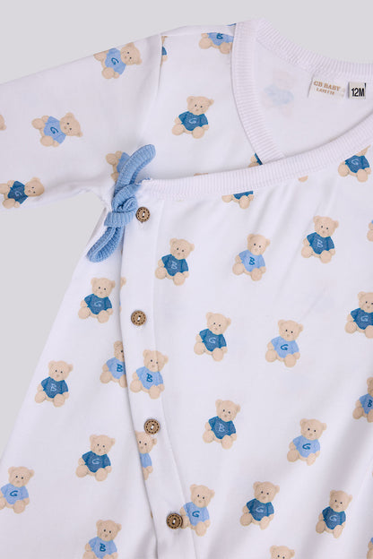 Baby Boy Patterned Overall