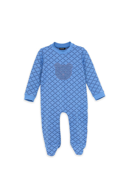 Baby Boy Patterned Overall