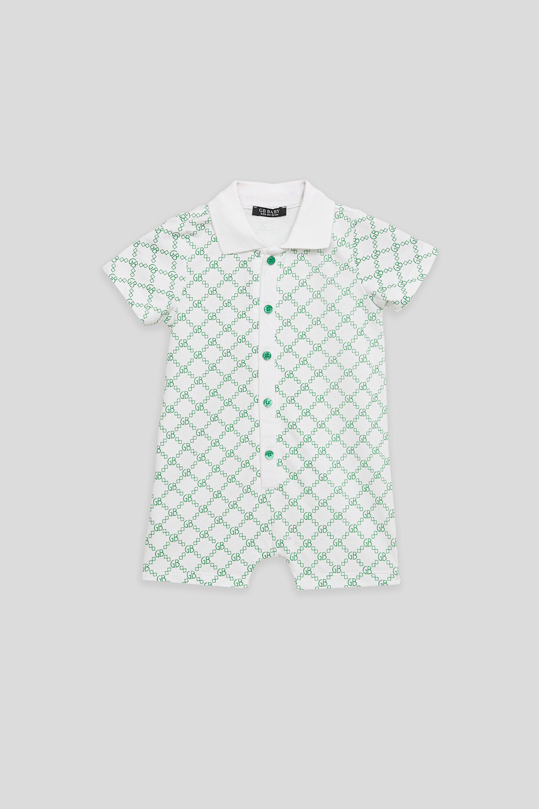 Baby Boy Patterned Overall
