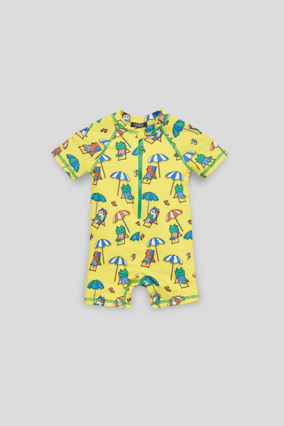 Baby Boy Patterned Swimsuit