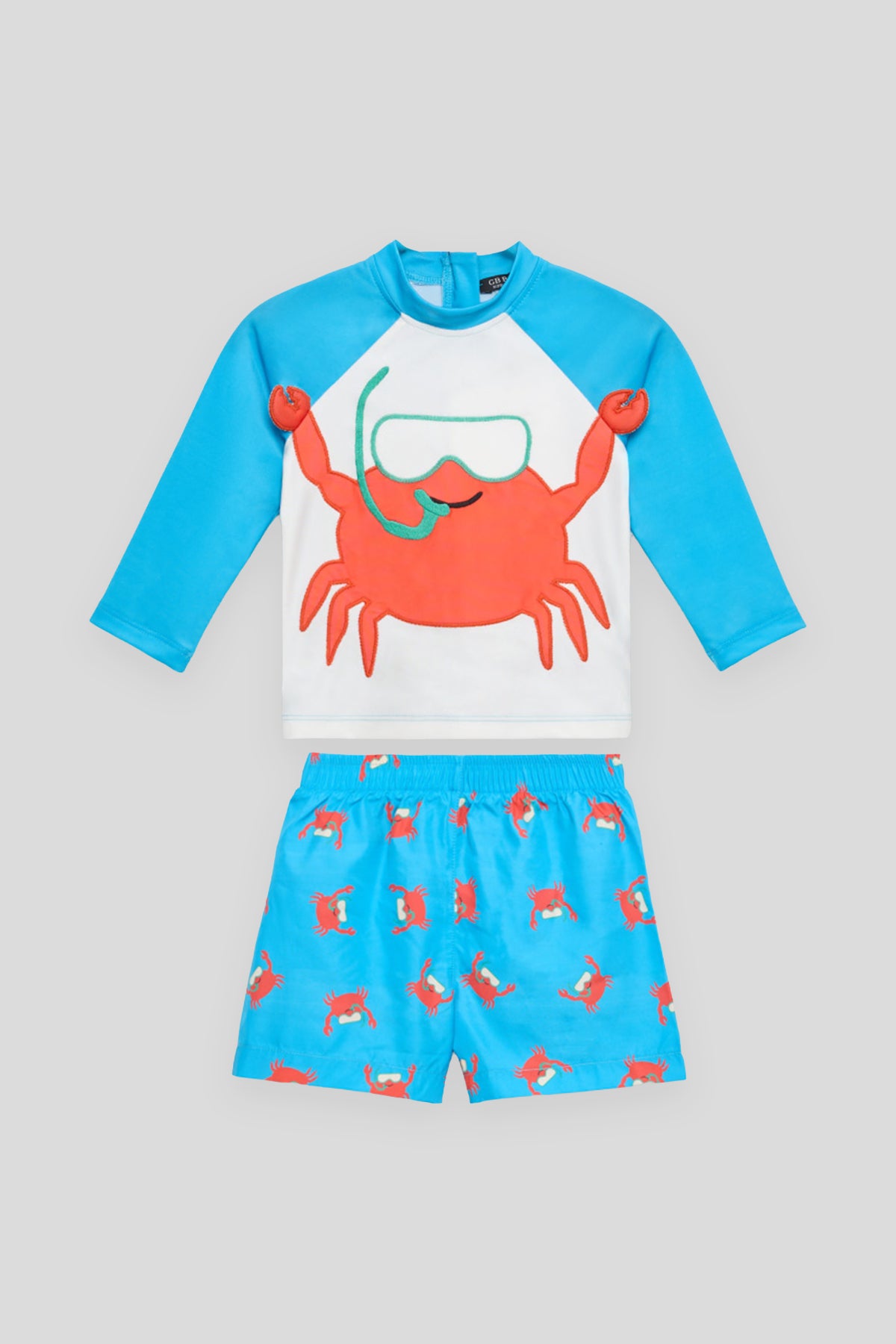 Baby Boy Patterned Swimsuit
