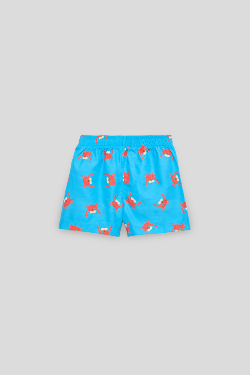 Baby Boy Patterned Swimsuit