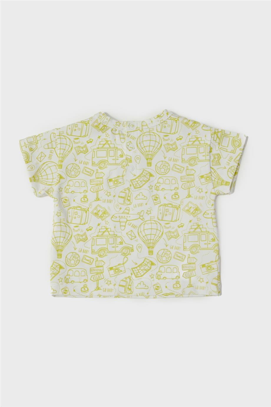 Baby Boy Patterned T-Shirt - BgStore