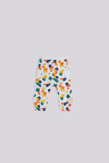 Baby Boy Patterned Tracksuit Bottom