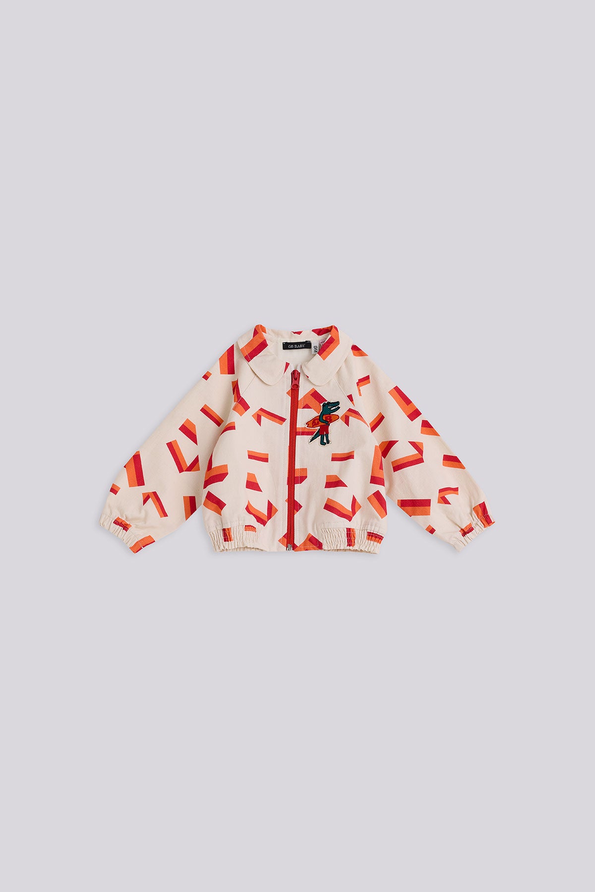 Baby Boy Patterned Tracksuit Top