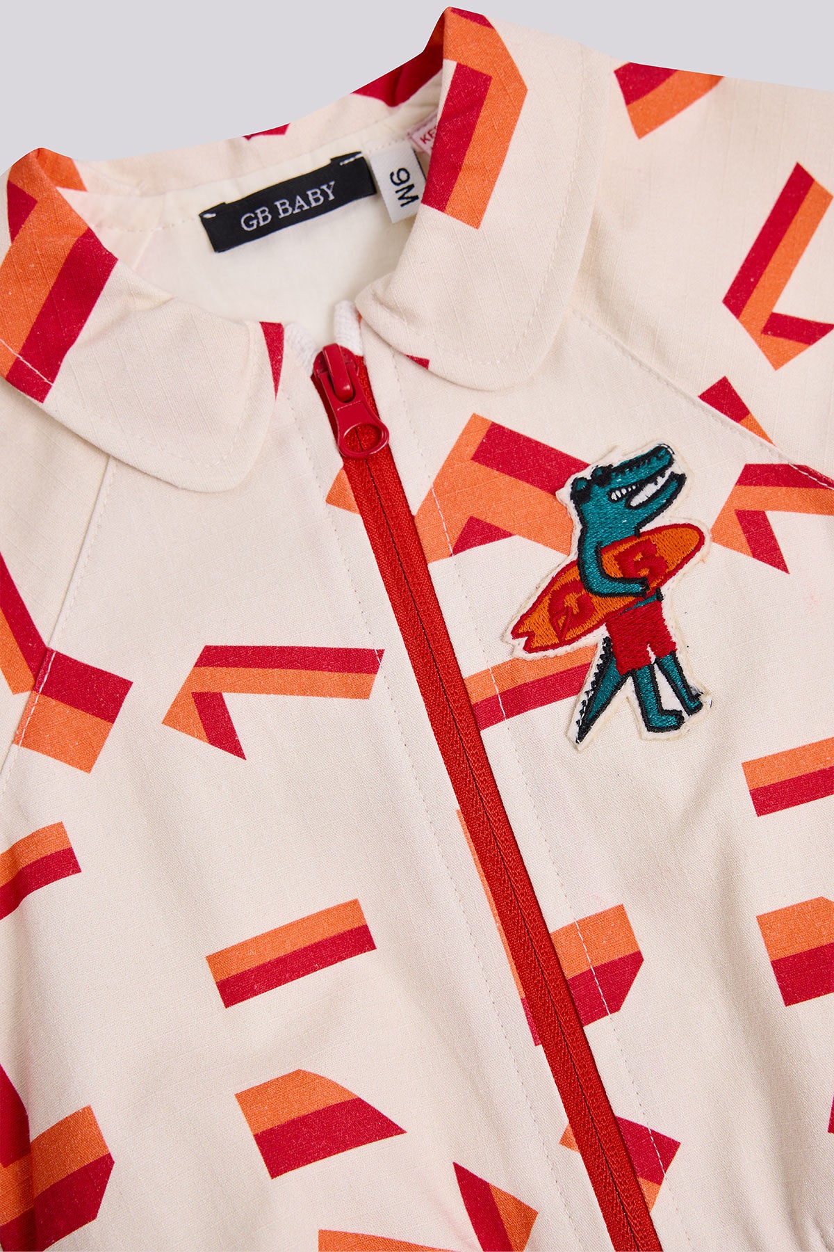 Baby Boy Patterned Tracksuit Top