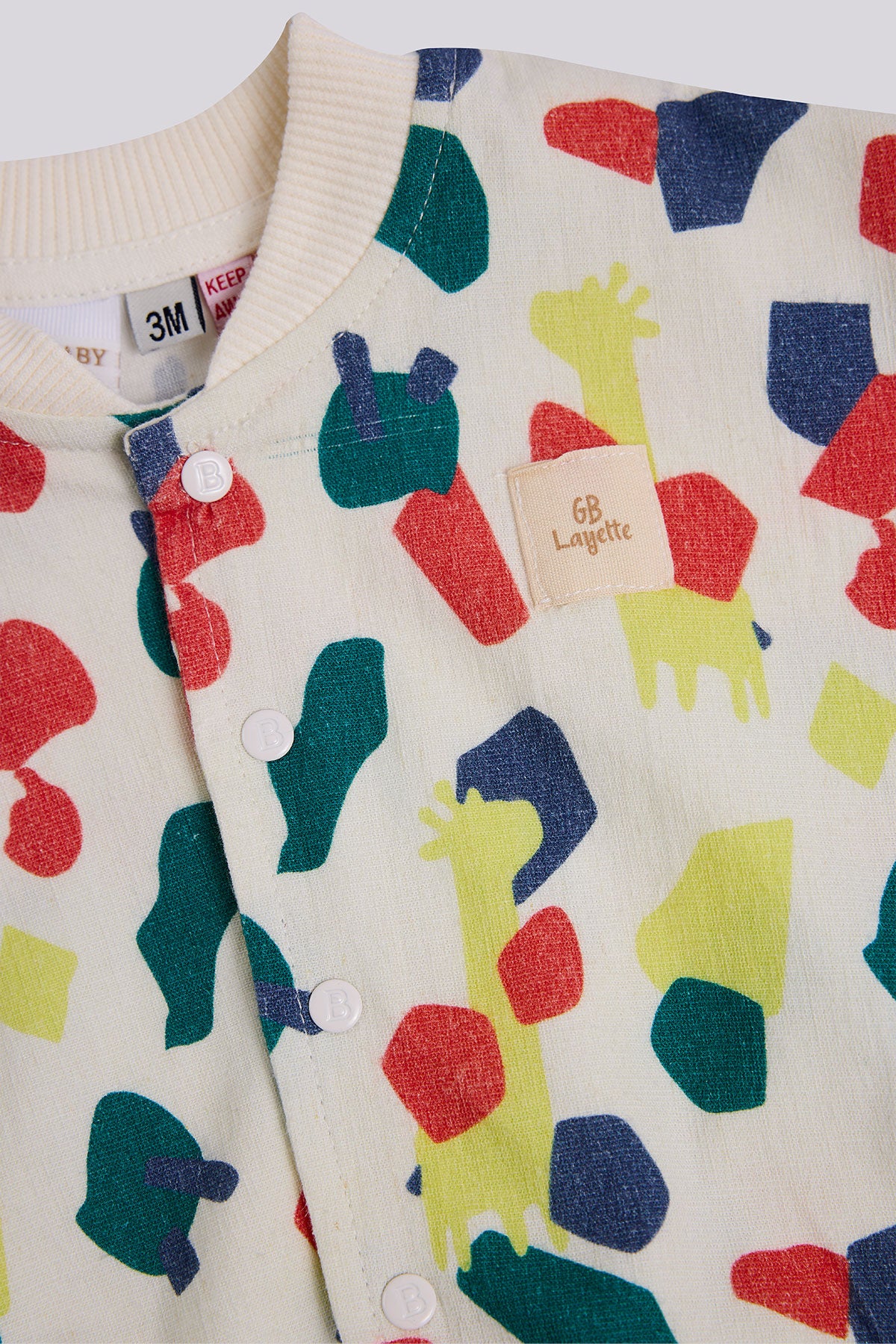 Baby Boy Patterned Tracksuit Top
