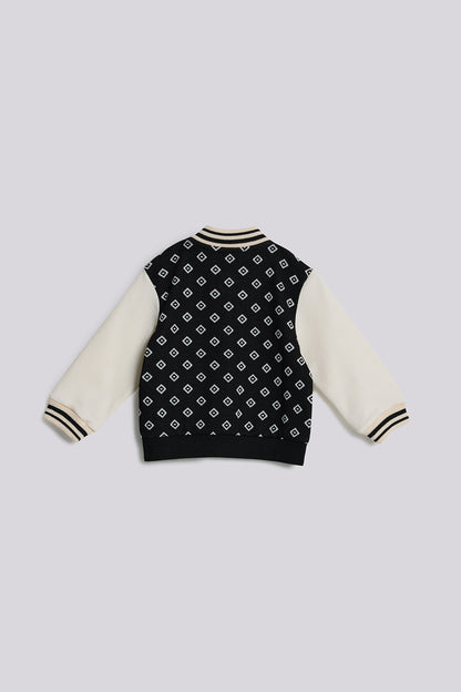 Baby Boy Patterned Tracksuit Top