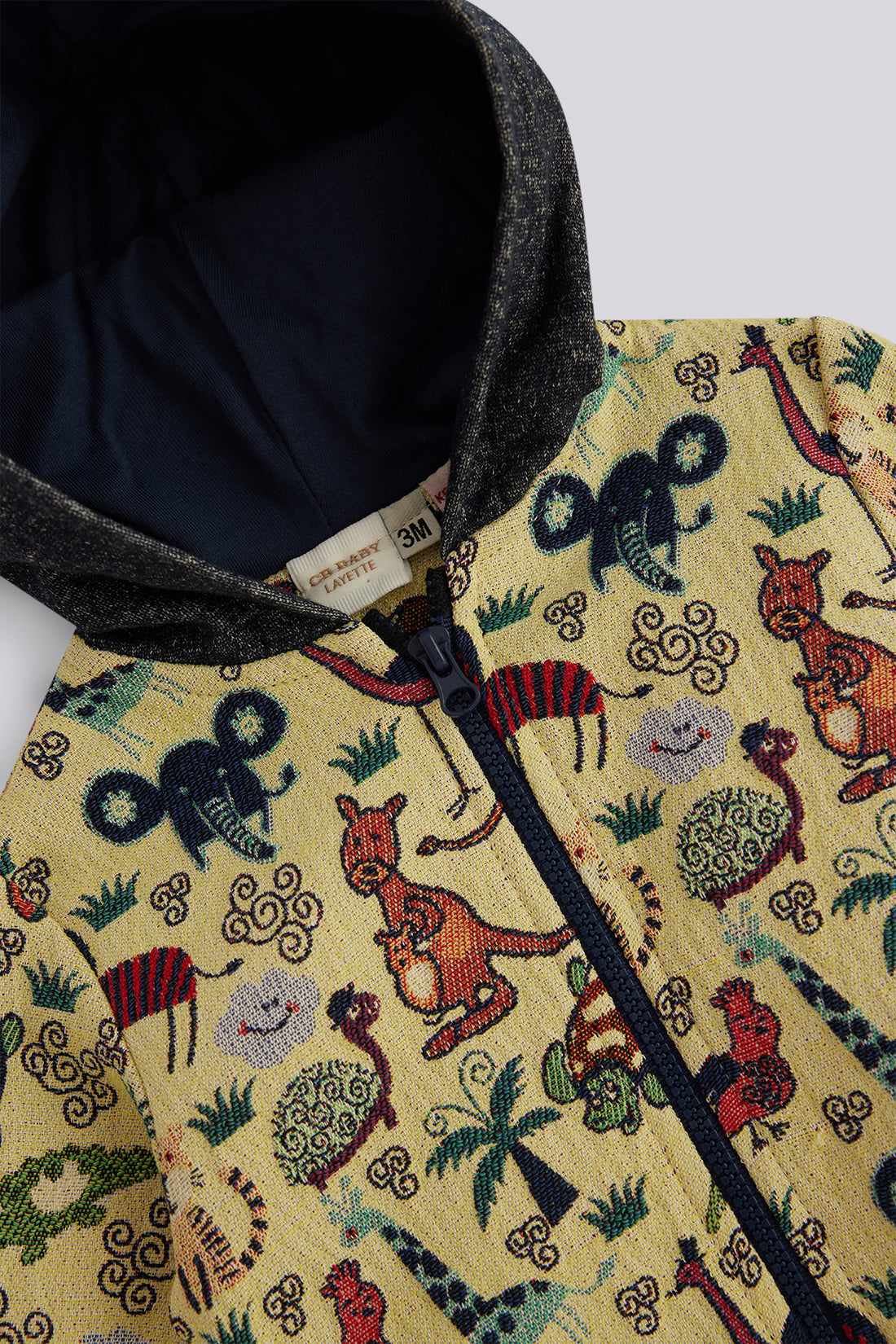 Baby Boy Patterned Tracksuit Top