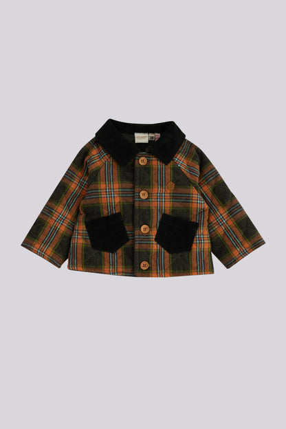 Baby Boy Plaid Jacket