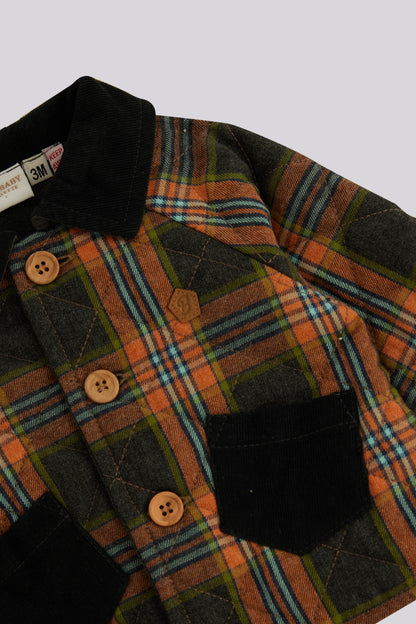 Baby Boy Plaid Jacket
