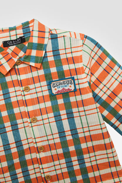 Baby Boy Plaid Shirt