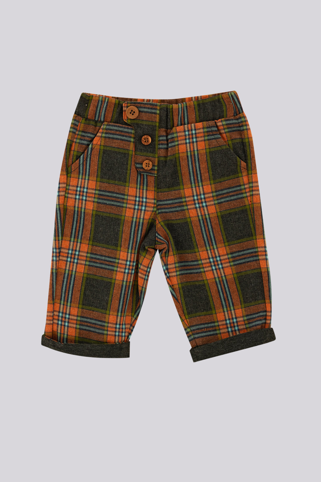 Baby Boy Plaid Trousers